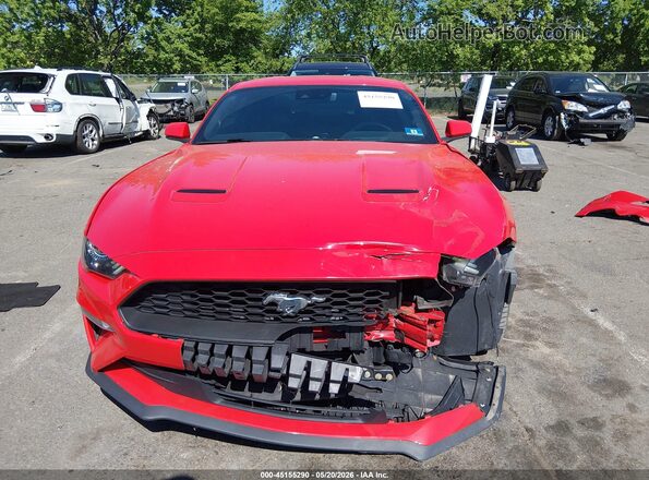 1FA6P8TH3L5188645 2020 FORD MUSTANG Red Вид щитка приладів