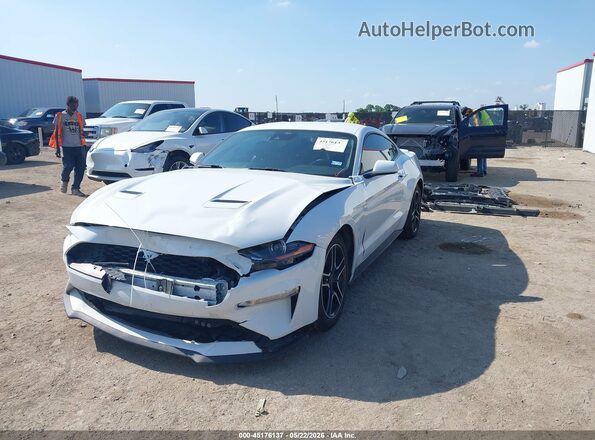 1FA6P8TH3M5149006 2021 FORD MUSTANG White Przód lewy