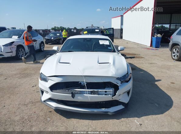 1FA6P8TH3M5149006 2021 FORD MUSTANG White Widok zestawu wskaźników