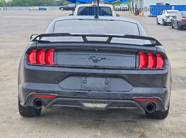 1FA6P8TH3N5140825 2022 FORD MUSTANG Black უკანა ხედი