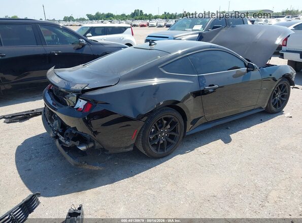 1FA6P8TH3S5129397 2025 FORD MUSTANG Black Հետևի աջ