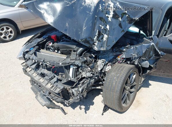 1FA6P8TH3S5129397 2025 FORD MUSTANG Black Դիմացի տեսք
