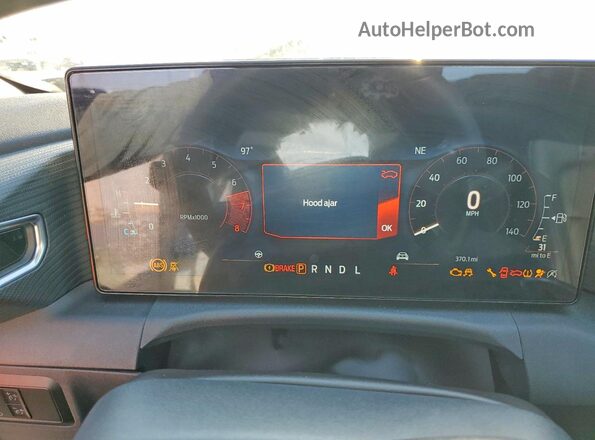 1FA6P8TH3T5101990 2026 FORD MUSTANG Black Vista del cuadro de instrumentos