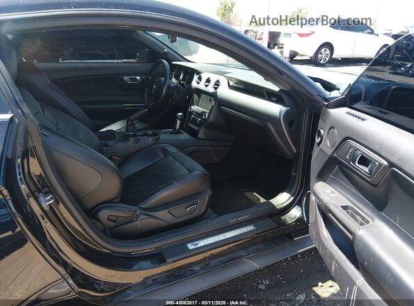 1FA6P8TH4J5108475 2018 FORD MUSTANG Black Front interior view