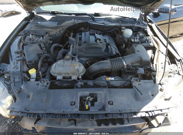 1FA6P8TH4J5108475 2018 FORD MUSTANG Black Rear view