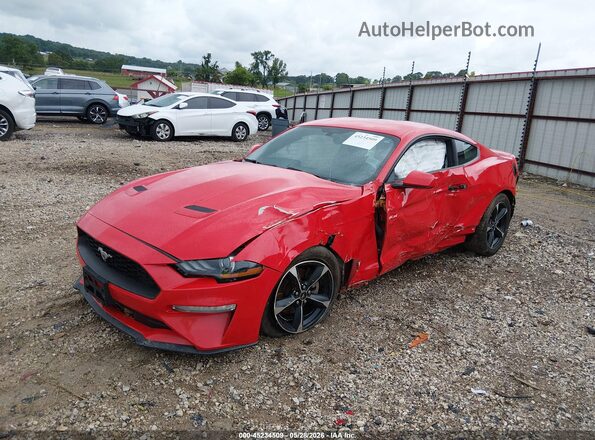1FA6P8TH4J5113840 2018 FORD MUSTANG Red Front left