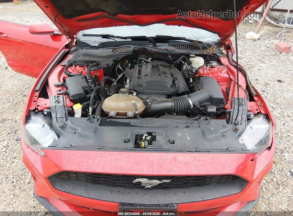 1FA6P8TH4J5113840 2018 FORD MUSTANG Red Rear view