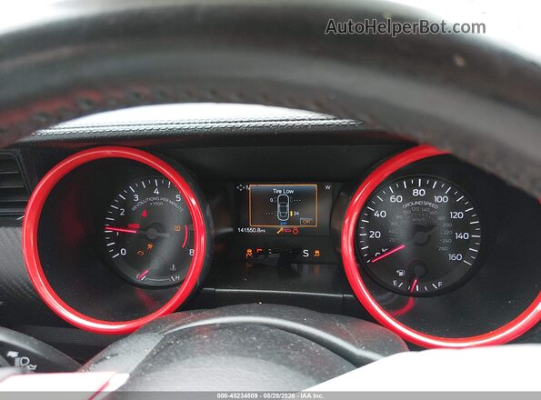 1FA6P8TH4J5113840 2018 FORD MUSTANG Red Rear seats view