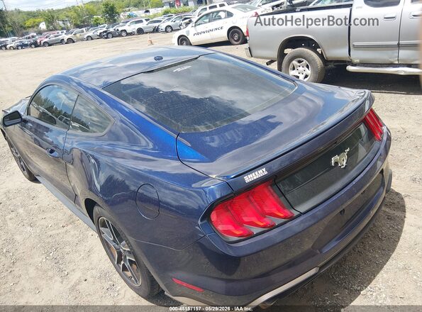 1FA6P8TH4K5133331 2019 FORD MUSTANG Синий Задняя левая четверть