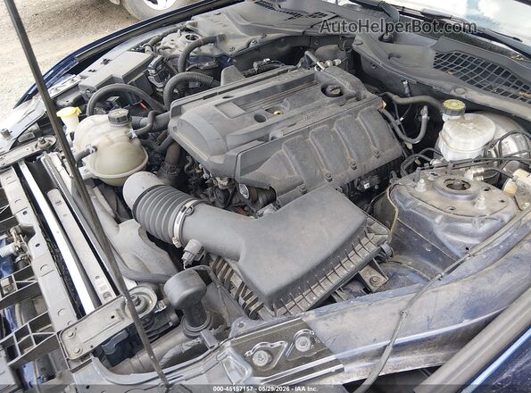 1FA6P8TH4K5133331 2019 FORD MUSTANG Синий Вид сзади