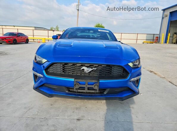 1FA6P8TH4L5130074 2020 FORD MUSTANG Blue Вид спереду