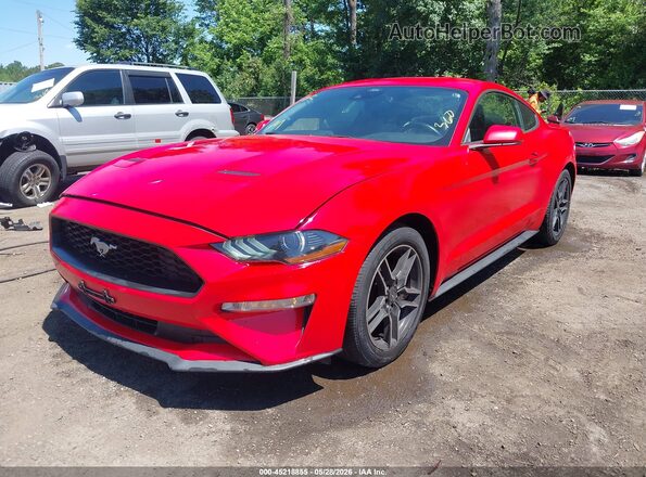 1FA6P8TH4M5105516 2021 FORD MUSTANG Red Передня ліва чверть