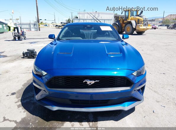 1FA6P8TH4N5108952 2022 FORD MUSTANG Blue Սարքավորումների վահանակի տեսք