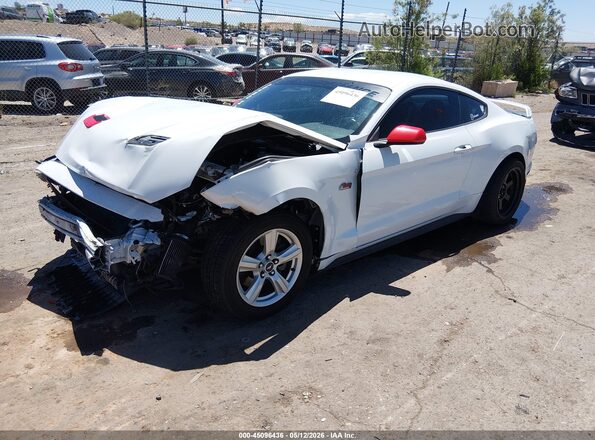 1FA6P8TH5K5143494 2019 FORD MUSTANG White Przód lewy