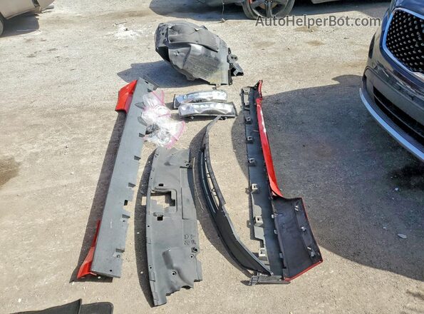 1FA6P8TH5L5120217 2020 FORD MUSTANG Red Widok komory silnika