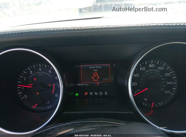 1FA6P8TH5L5126809 2020 FORD MUSTANG Red უკანა სავარძლების ხედი