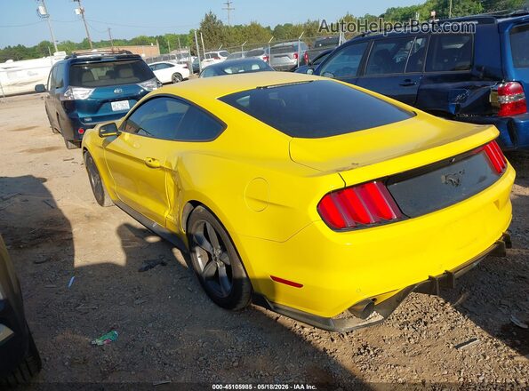 1FA6P8TH6G5219652 2016 FORD MUSTANG Yellow Rear left