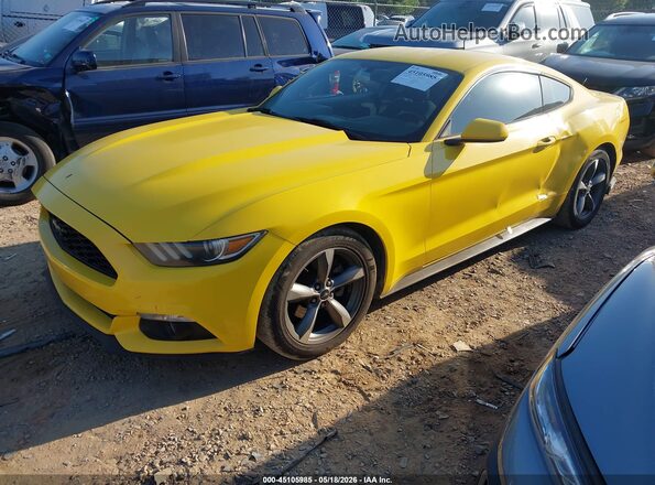 1FA6P8TH6G5219652 2016 FORD MUSTANG Yellow Front left