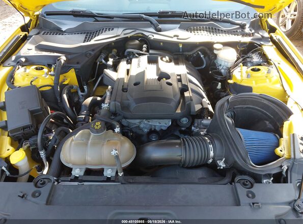 1FA6P8TH6G5219652 2016 FORD MUSTANG Yellow Rear view
