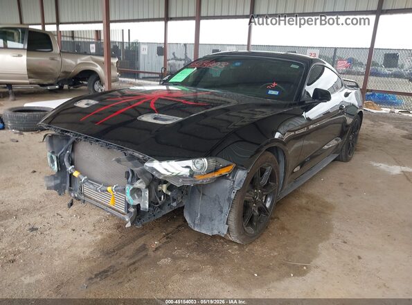 1FA6P8TH6K5202794 2019 FORD MUSTANG Черный Вид спереди