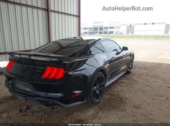 1FA6P8TH6K5202794 2019 FORD MUSTANG Черный Задняя правая четверть