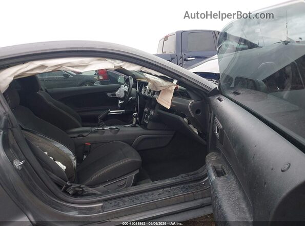 1FA6P8TH6L5190955 2020 FORD MUSTANG Gray Front interior view