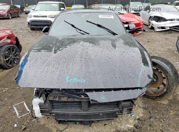 1FA6P8TH6S5113811 2025 FORD MUSTANG Black Սալոնի հետևի տեսք