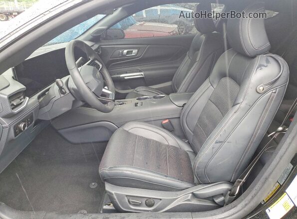 1FA6P8TH6S5113811 2025 FORD MUSTANG Black Սալոնի դիմացի տեսք