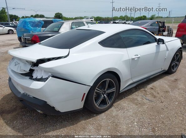 1FA6P8TH6S5124291 2025 FORD MUSTANG White Задня права чверть
