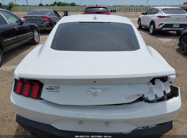 1FA6P8TH6S5124291 2025 FORD MUSTANG White 