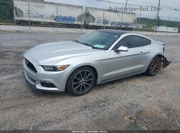 1FA6P8TH7G5241658 2016 FORD MUSTANG Silver 