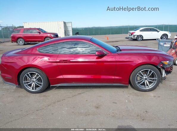 1FA6P8TH7G5292741 2016 FORD MUSTANG Red Rear interior view