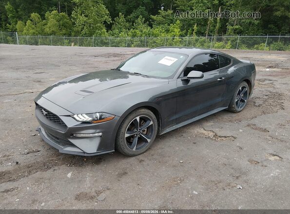 1FA6P8TH7J5113086 2018 FORD MUSTANG Gray Передня ліва чверть