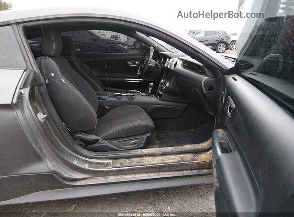 1FA6P8TH7J5113086 2018 FORD MUSTANG Gray Вид салону спереду