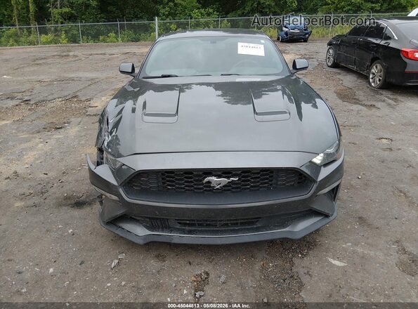 1FA6P8TH7J5113086 2018 FORD MUSTANG Gray Вид щитка приладів