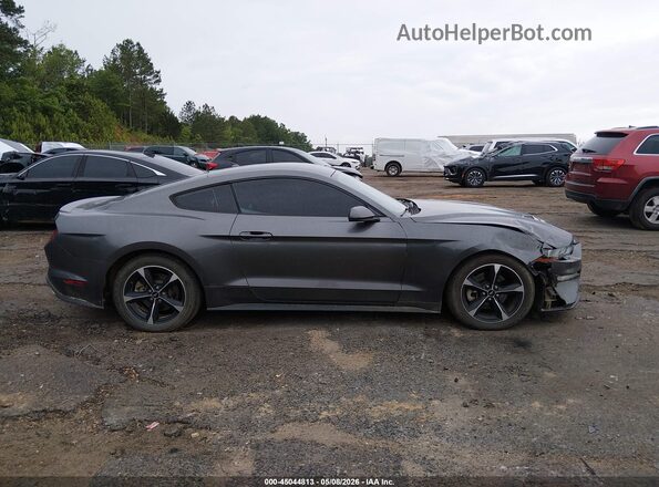 1FA6P8TH7J5113086 2018 FORD MUSTANG Gray Вид задньої частини салону