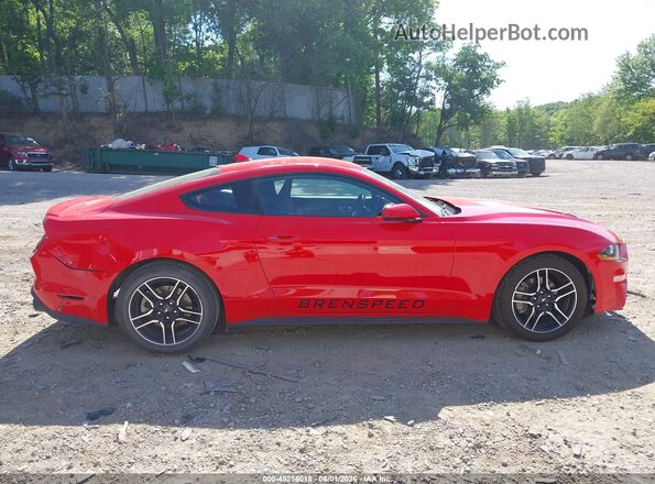 1FA6P8TH7N5143677 2022 FORD MUSTANG Red უკანა სალონის ხედი