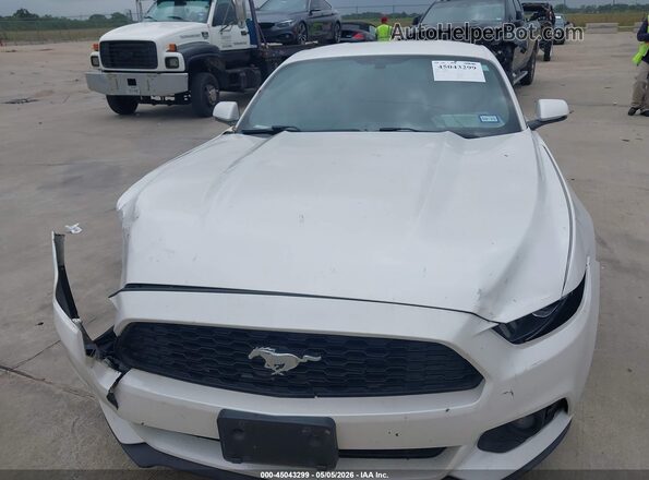 1FA6P8TH8H5249916 2017 FORD MUSTANG White Widok zestawu wskaźników