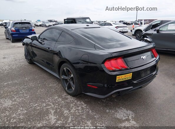1FA6P8TH8K5161827 2019 FORD MUSTANG Black Rear left