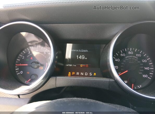 1FA6P8TH8L5103587 2020 FORD MUSTANG White უკანა სავარძლების ხედი