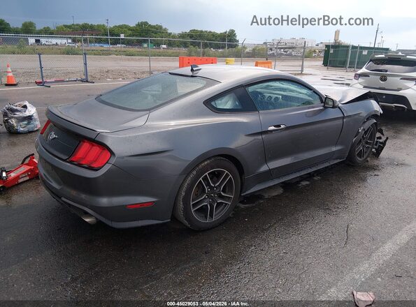 1FA6P8TH8M5102196 2021 FORD MUSTANG Серый Задняя правая четверть