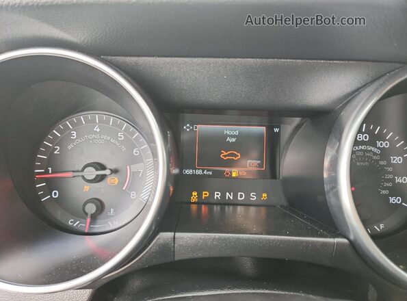 1FA6P8TH8M5150202 2021 FORD MUSTANG Gray Սարքավորումների վահանակի տեսք