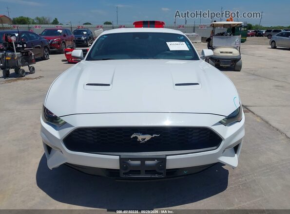 1FA6P8TH8N5101258 2022 FORD MUSTANG White Սարքավորումների վահանակի տեսք