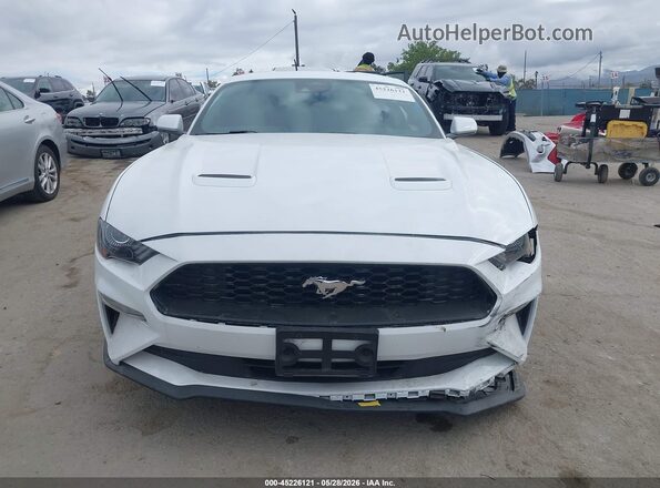1FA6P8TH8P5109539 2023 FORD MUSTANG White ხელსაწყოთა პანელის ხედი