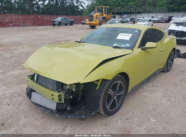 1FA6P8TH8S5130545 2025 FORD MUSTANG Зеленый Передняя левая четверть