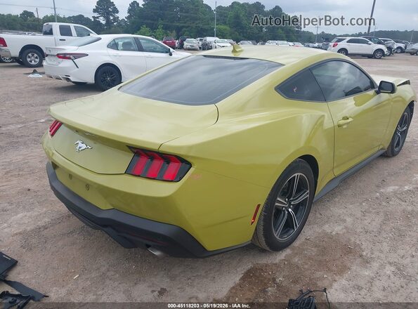 1FA6P8TH8S5130545 2025 FORD MUSTANG Зеленый Задняя правая четверть