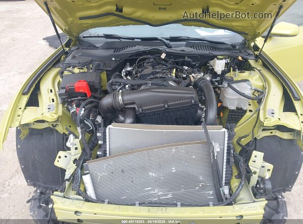 1FA6P8TH8S5130545 2025 FORD MUSTANG Зеленый Вид сзади