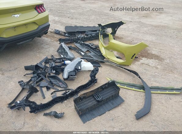 1FA6P8TH8S5130545 2025 FORD MUSTANG Зеленый Вид щитка приборов