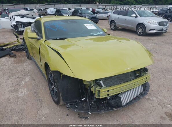 1FA6P8TH8S5130545 2025 FORD MUSTANG Зеленый Вид спереди