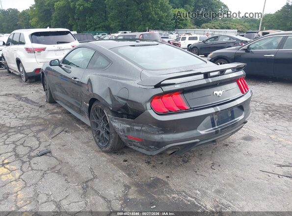 1FA6P8TH9K5111485 2019 FORD MUSTANG Gray Հետևի ձախ